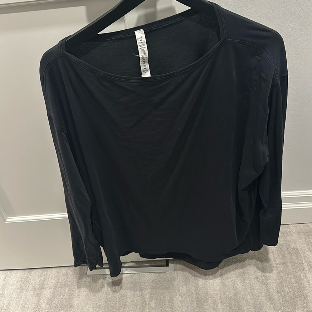 Lululemon Relaxed-Fit Boatneck Long-Sleeve Shirt